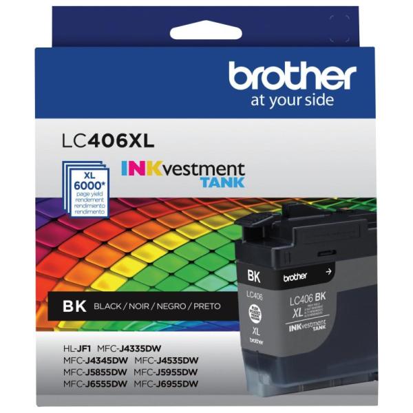Office Product- Brother LC406XLBK High Yield Black -Ink -Cartridge, Brother Genuine TN223BK Standard Tone - MSRP $2,160