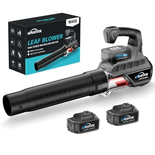 Lawn & Garden- Leaf Blower Cordless with Battery and Charger, TiFFCOFiO New Digital Outdoor Timer - MSRP $13,556