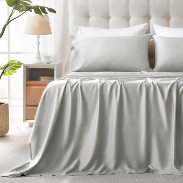 Home- Luxe Linen 100% Lenzing Tencel Lyocell Twin Size Bed Sheet Set, Christmas Tags for Gifts - MSRP $28,705