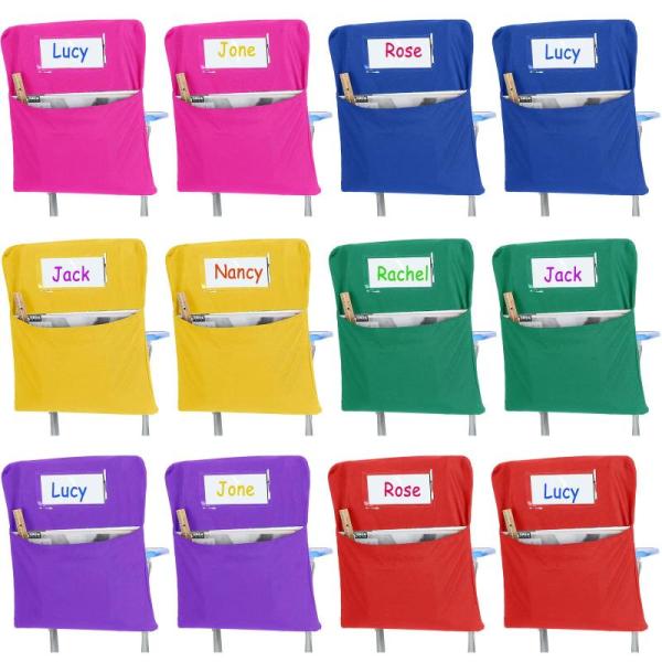 Office Product- Maitys 12 Pcs Large 17 Inches Chairback Pocket, Desk Chair Mat, Yesesion Large Cord Box - MSRP $4,245