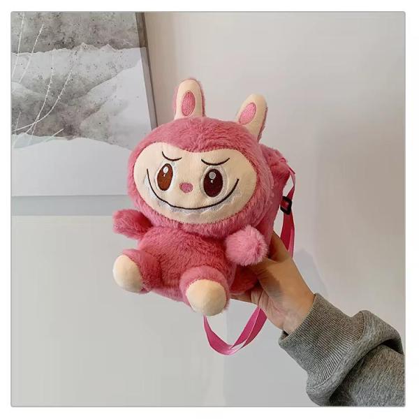 Qty: 50 - 2 in 1 Labubu Plush Dolls With pouches