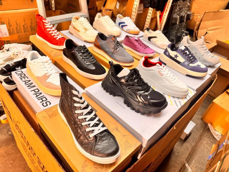 Bulk Lot of 200 Mixed Brand Sneakers Men's & Women's