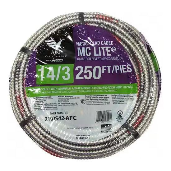 Lighting & Electrical - AFC Cable Systems, Husky, Commercial Electric - Est Retail $2,886- 1plt