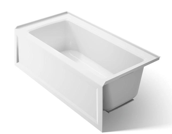 Kohler K-1946-RA-0 Soaking Tub - MSRP $1,012