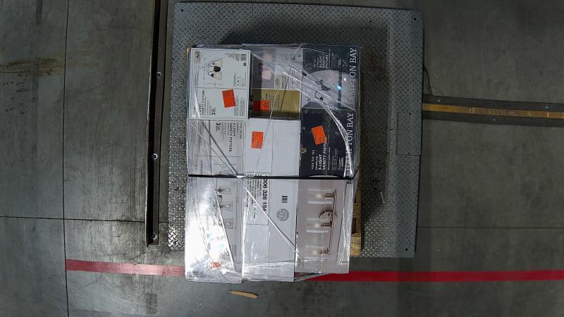 Lighting & Electrical - Hampton Bay Hugger 52in LED Indoor Brushed Nickel Ceiling Fan & More - Est Retail $729