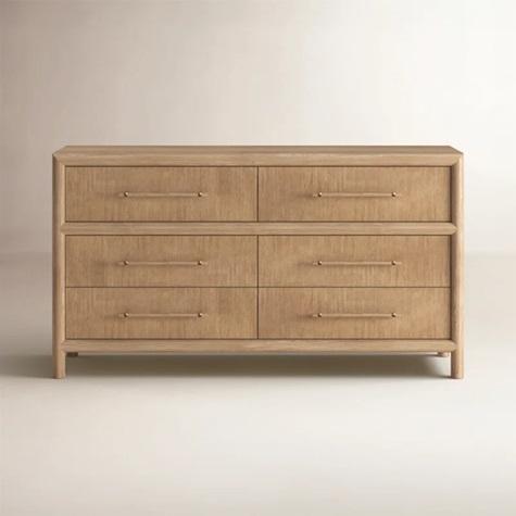 Furniture - Birch Lane Colleen 6 Drawer Dresser, Isabelle & Max Twin Size Metal Loft Bed - MSRP $4,409