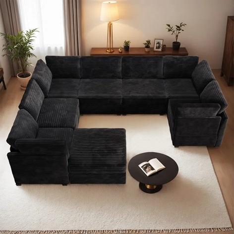 TRUCKLOAD - Furniture - Modular U-Shaped Sectional, Zinna Lift Top Coffee Table, Rivington Dining Set - MSRP $72,887
