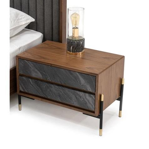 Furniture - Willa Arlo Interiors Sisemore Mid-Century Nightstand, World Menagerie Huya 4-Door Cabinet - MSRP $2,428
