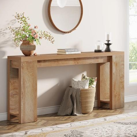 Furniture - Millwood Pines Dyron Console Table, Bay Isle Home Acelynn Sideboard - MSRP $2,044