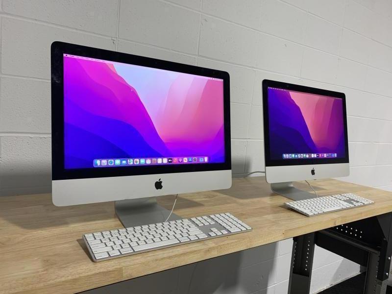 (2) Apple iMac A1418 21.5 inch All-In-One. Fully functional.