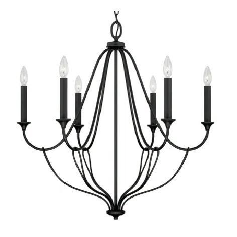 Capital Lighting 441661BI Taper Candle Chandelier - MSRP $458