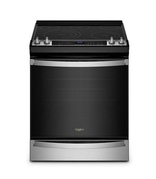 Salvage Appliances - Whirlpool YWEE745H0LZ 6.4 Cu. Ft. Whirlpool Electric Slide-In Range with Air Fry - MSRP $1,795