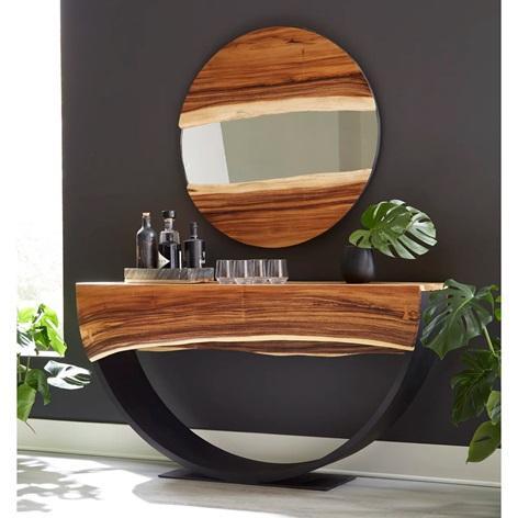 TRUCKLOAD - Furniture - Arc Console Table, Serenity Dresser, Daley Solid Wood Bed, Freddie Leather Sofa  - MSRP $59,935