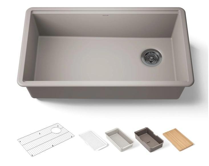 Kohler K-33710-PC-CM3 Kitchen Sink - MSRP $721