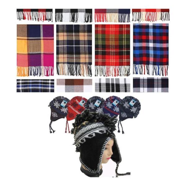 [500Pcs Lot] Winter Bundle Men Women Children Hats Gloves