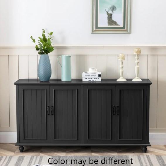 Furniture - Amarilys Sideboard, Avalie LED Bed , Gallman Solid Wood Side Chair - MSRP $2,677