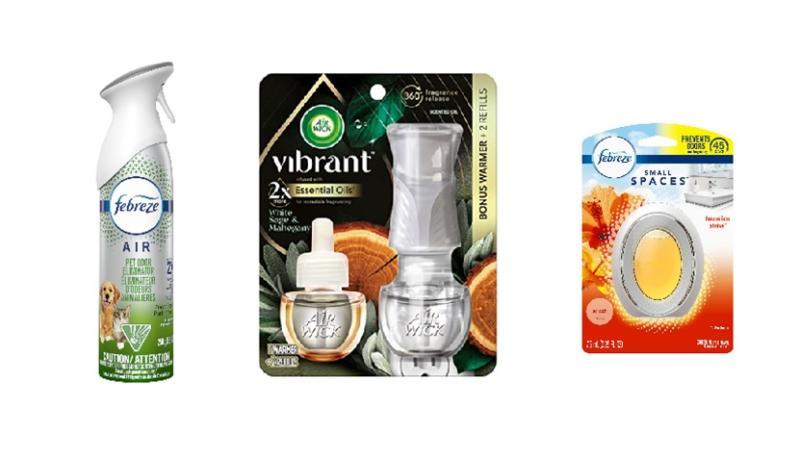 Home - Febreze Air Freshener Spray, Swiffer Sweeper Heavy Duty Wet Multi-Surface Cloths - MSRP $4,636