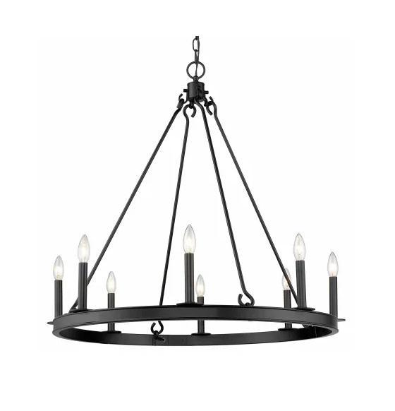 Z-Lite 482R-8MB Chandelier - MSRP $354