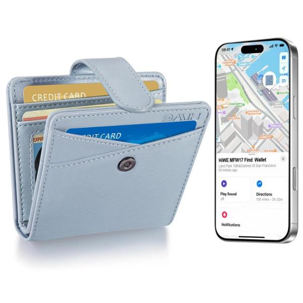 Luggage- Small Womens Wallet with Smart Antiloss, Clear Bag for Stadium Events with Inner Mesh Pocket - MSRP $4,374