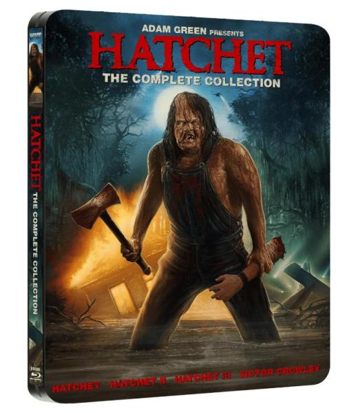 DVD- Hatchet: The Complete Collection Limited Edition, Red Dawn (Steelbook)  - MSRP $3,127