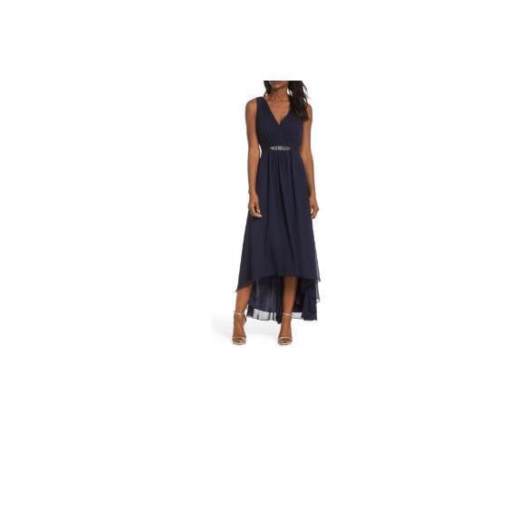 Apparel - Eliza J Embellished High/Low Chiffon Dress, Good American Tank Bodysuit, Beyond Yoga - Original MSRP $1,740