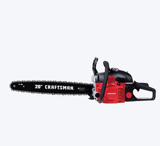 CRAFTSMAN S205 46cc 20in Gas Chainsaw, Homewerks 1.5-Sone 110CFM Bathroom Fan, Disney 3ft Stitch Motion - MSRP $2,137