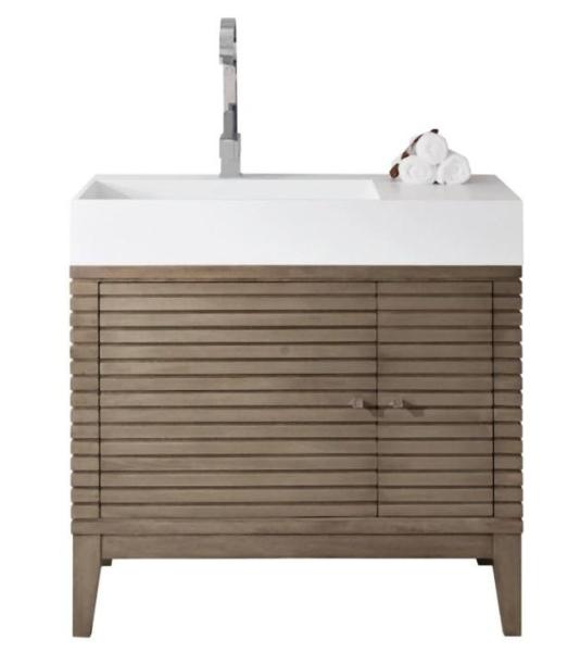 James Martin Vanities 210-V36-WW-GW Vanity Set - MSRP $2,338