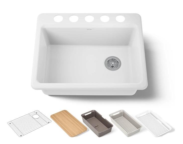Kohler K-8668-5UPC-0 Kitchen Sink - MSRP $1,086