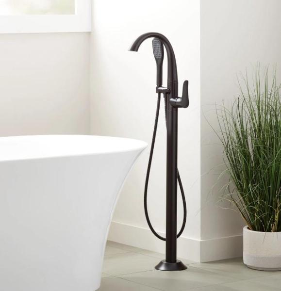Signature Hardware SHPRFS2000GMB - Tub Filler Faucet, Kohler K-72760-BN - Bathroom Sink Faucet - MSRP $13,235