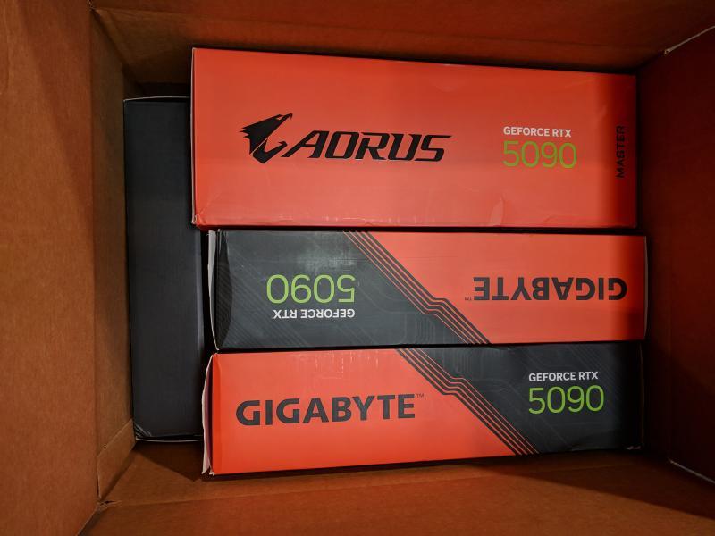 RTX 5090, RX 7600 XT, PC Gaming Components Lot & More - $9.2K - 4 qty.