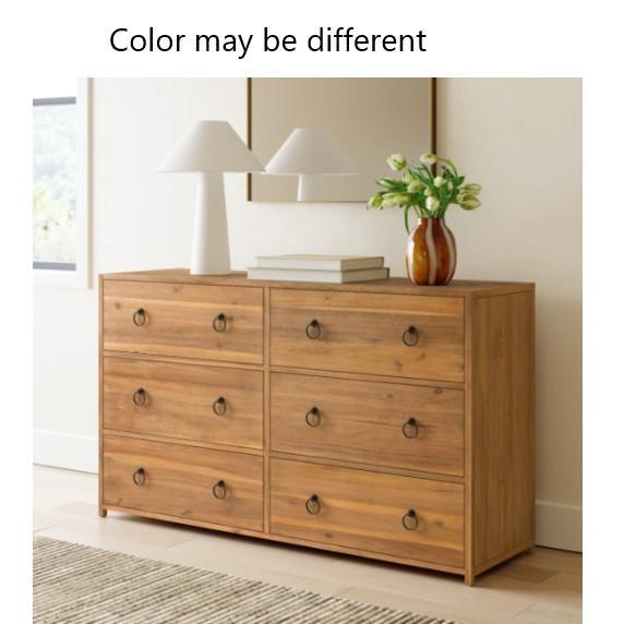 Furniture - Gerhan Dining Table, Elin 6 Drawer Dresser, Leionna Sectional Sofa - MSRP $25,356