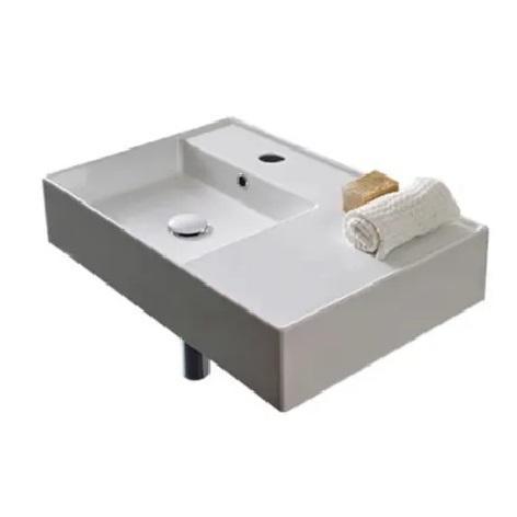 Nameeks Scarabeo 5114-One Hole Ceramic Bathroom Sink - MSRP $427