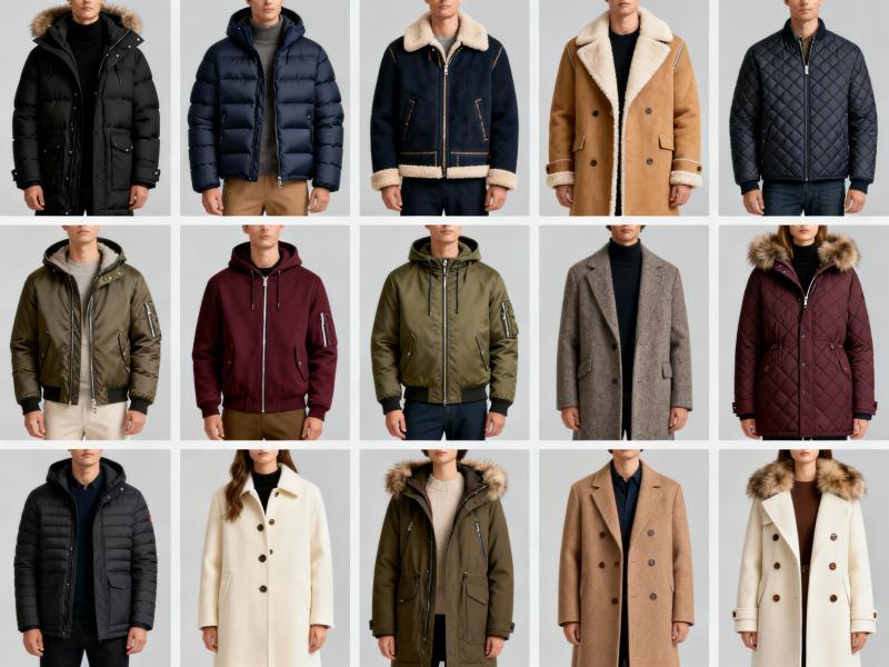 Bulk Lot of 50 Men's & Women's Winter Jackets