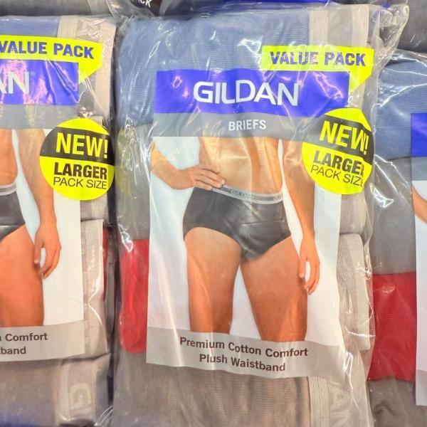 Bulk Lot of 100 Gildan Men's Briefs 5-Packs Mixed Colors MSRP $6000