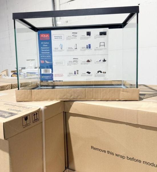 8 Pallets of Aqua Culture Aquariums MSRP 7,600+