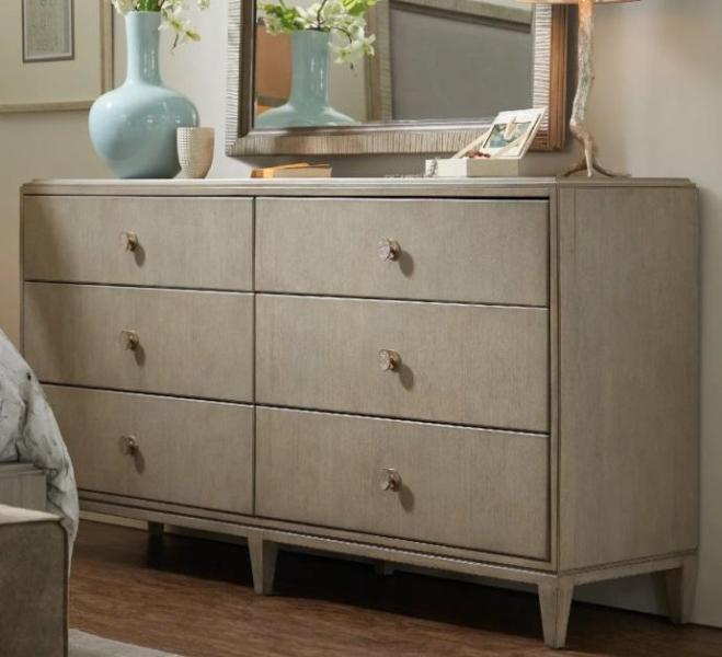 Truckload - Housewares - Elixir 6-Drawer Dresser, Antenore Sectional Chaise, Acacia Harmony TV Stand - MSRP $43,388