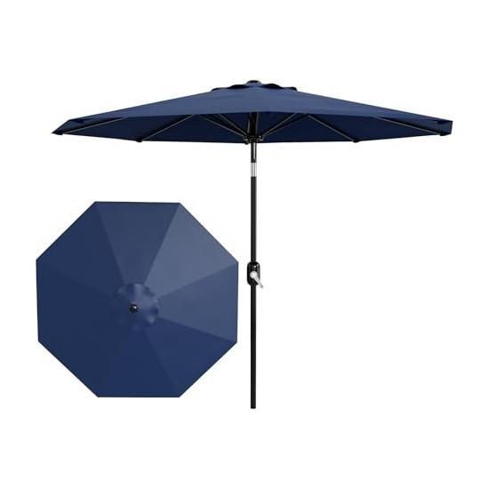 Garvee Patio Umbrella, Feonase Metal Bed Frame, Fitvids Rower-Ride Exerciser - MSRP $893