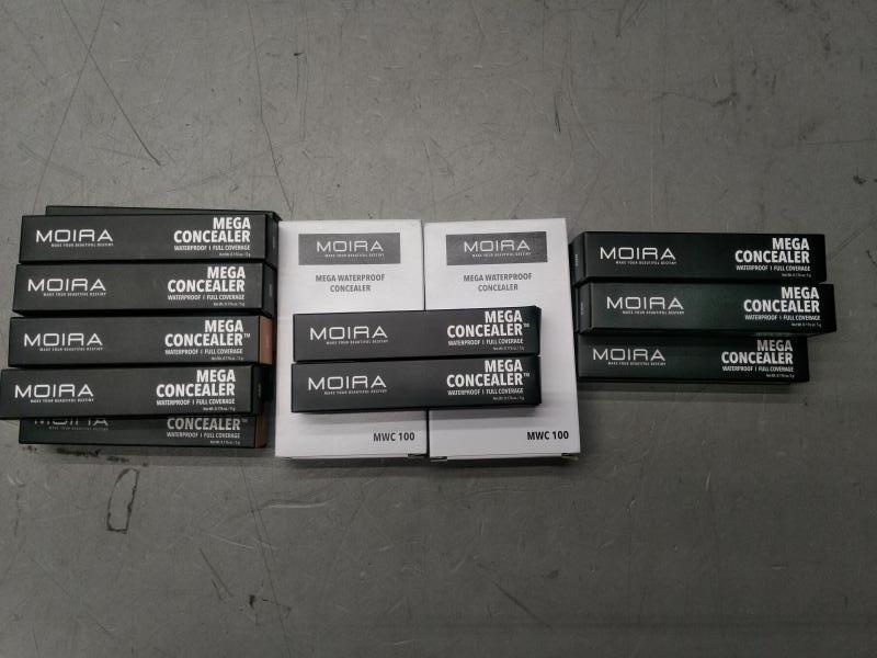 Health & Beauty - Moira Cosmetics Mega Waterproof Concealers, J-Lash Wispy Natural Lashes - MSRP $958