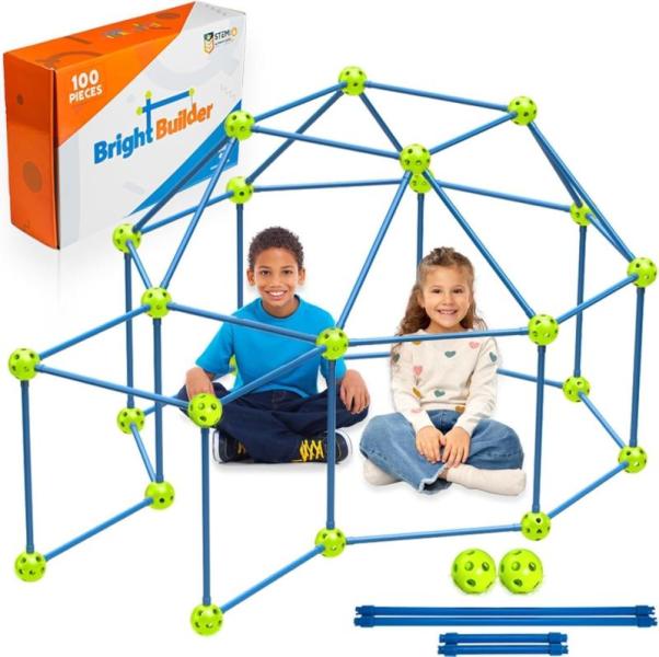 Toy- Intellio Toys Fort Building Kit for Kids, DUYOYU Golf Chipping Game, Party Spot! 172 Pcs Dinosaur   - MSRP $11,154