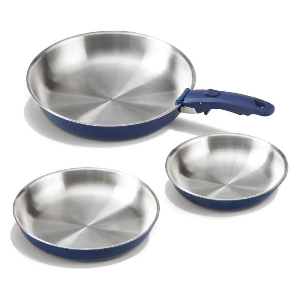 Kitchen- KITEXPERT Stainless Steel Pan Set 8" 10" 12", WATERH Vita Smart Water Bottle with Reminder - MSRP $21,743