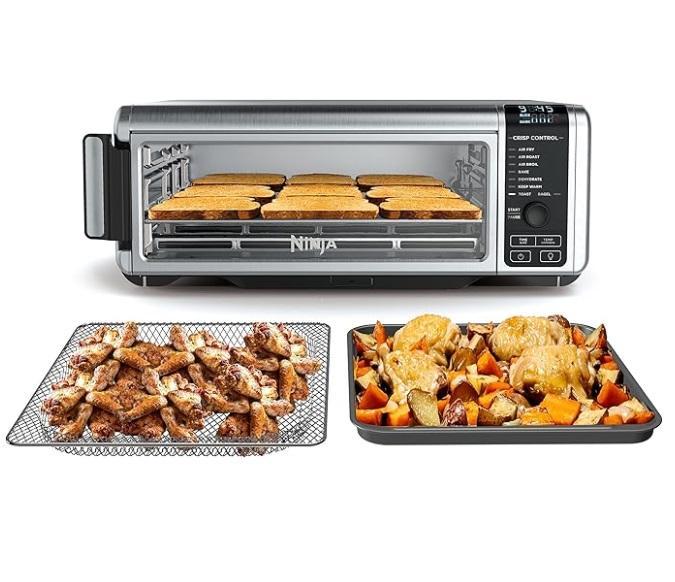 Ninja Digital Air Fry Countertop Oven, Breville Smart Fryer 4Qt, DUMOS 30 Inch Counter Height Bar Stools - MSRP $1,777