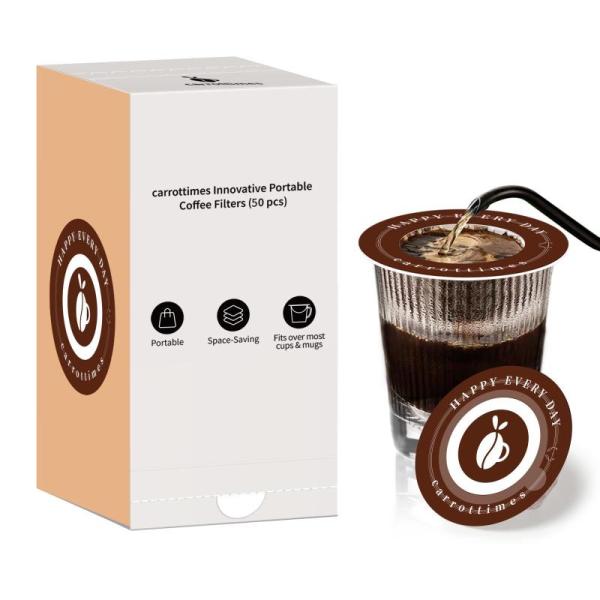 Kitchen- Carrottimes Disposable Coffee Filters, 2 Pcs Fruit Drainer Container with Foldable Handle - MSRP $9,263