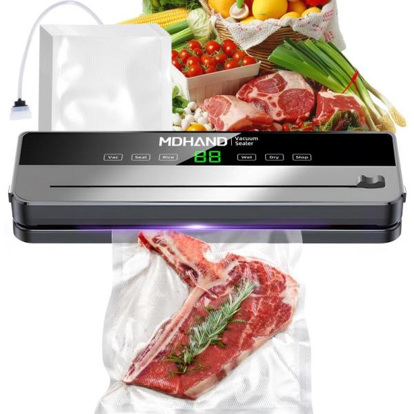 Kitchen- MDHAND Vacuum Sealer, Blue and White Porcelain Garlic Keeper Jar, MIAOKE Portable Blender - MSRP $20,454