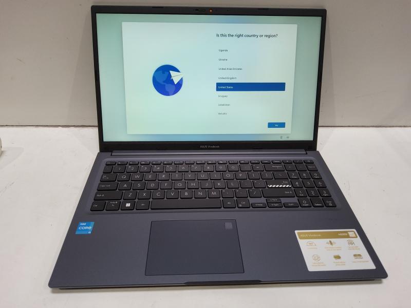 A Grade - Asus Vivobook 15 15.6" FHD Laptop (10 Core i3-1220P / 4GB / 256GB SSD) - MSRP $399