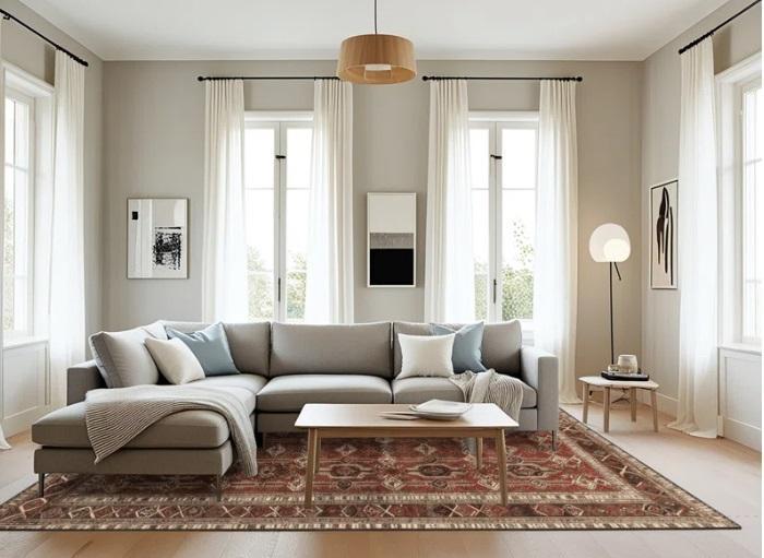 Truckload - Machine Washable Persian Brown Area Rug, Neta Leather Upholstered Chair - MSRP $44,712