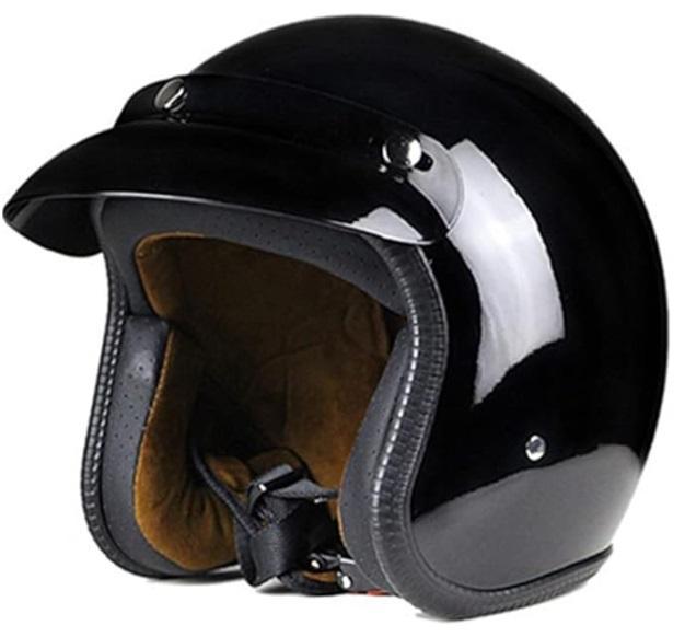 Harssidanzar Retro Motorcycle Helmet 3/4 Open Face Helmet, Walker Edison Mid-Century 2-Drawer Nightstand - MSRP $2,069