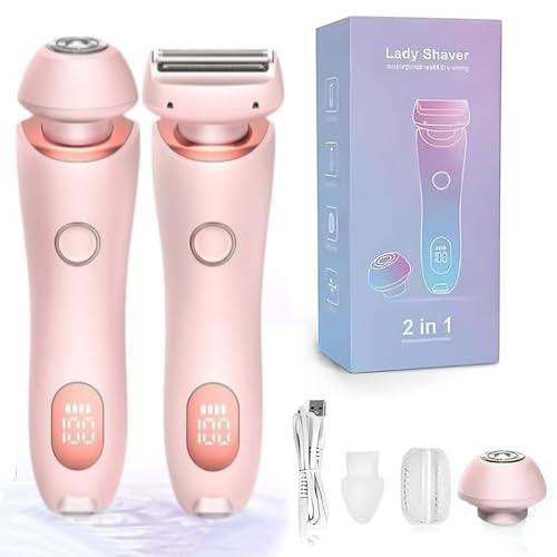 Beauty- Shaver for Women 2 in 1 Wet & Dry, HayZBao Electric Foot Callus Remover, Body Powder Puff  - MSRP $15,562