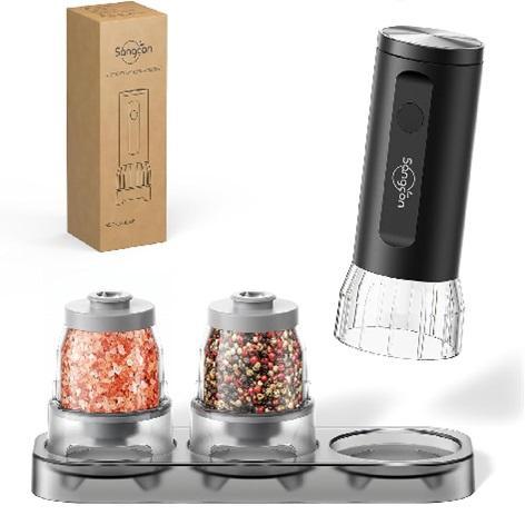 Amazon Clearance - Kitchen- Sangcon Electric Salt and Pepper Grinder, Halloween Party Favors for Kids, Cocktail Picks - MSRP $6,938
