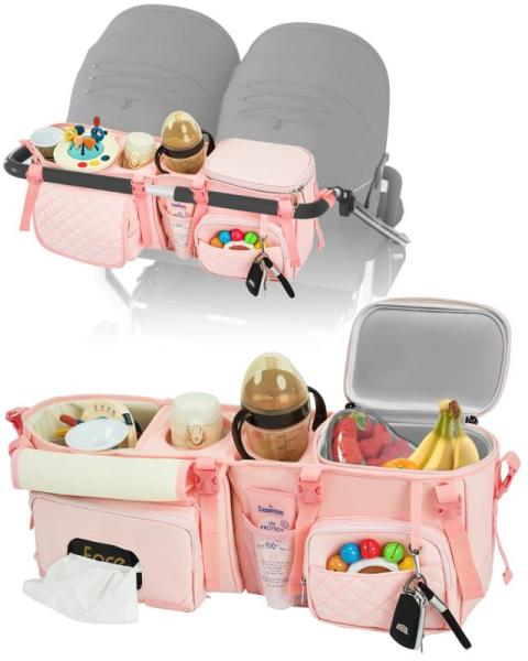 Amazon Clearance - Baby Product- kcross Double Stroller Organizer Bag for Bob Duallie and Baby Jogger- MSRP $1,434