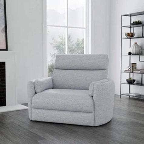 Furniture-Hokku Designs Upholstered Extra Wide Glider Power Recliner, Wade Logan Shila Lift Up Storage Bed-MSRP $2,610